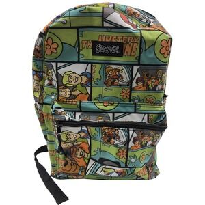 Scooby-Doo! Green 15" Backpack Womens Laptop Compartment Water‎ Bottle Pocket